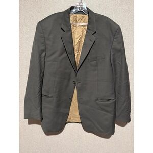 Ralph Lauren‎ Wool Sport Coat Blazer Men's Gray Two Button Business Formal